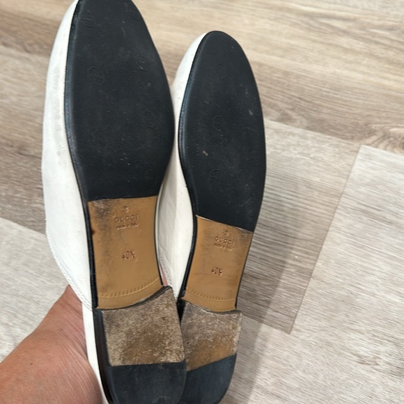Gucci white Princeton slide. 40.5 - Picture 4 of 6
